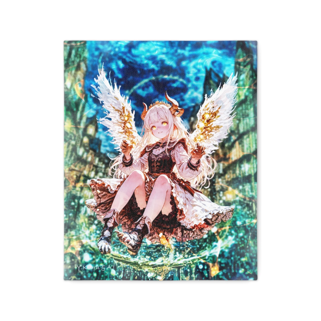 A24B448Aart_A cyberpunk fairy bathed in sunlight filtering through the trees