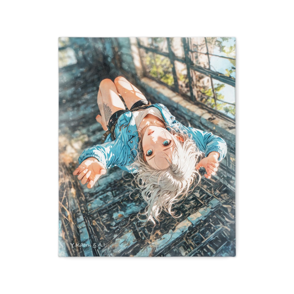 B959A3C6art_Looking up at the sky in a broken world