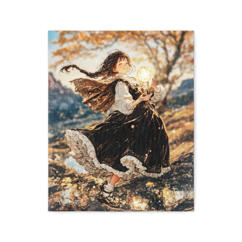 ACDO57C3art_A messenger of light clad in the autumn wind