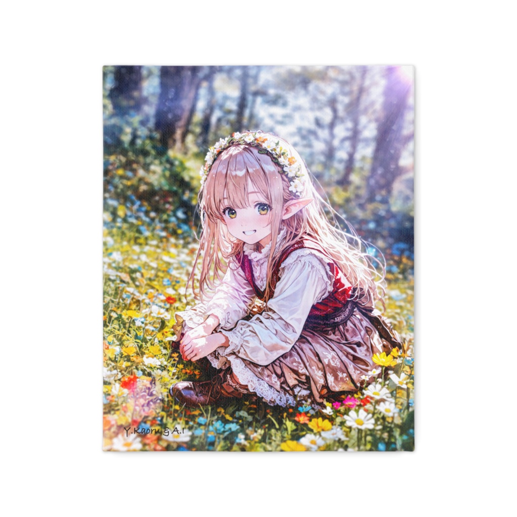 95C59504art_Listen carefully to the smiles blooming on the carpet of small flowers