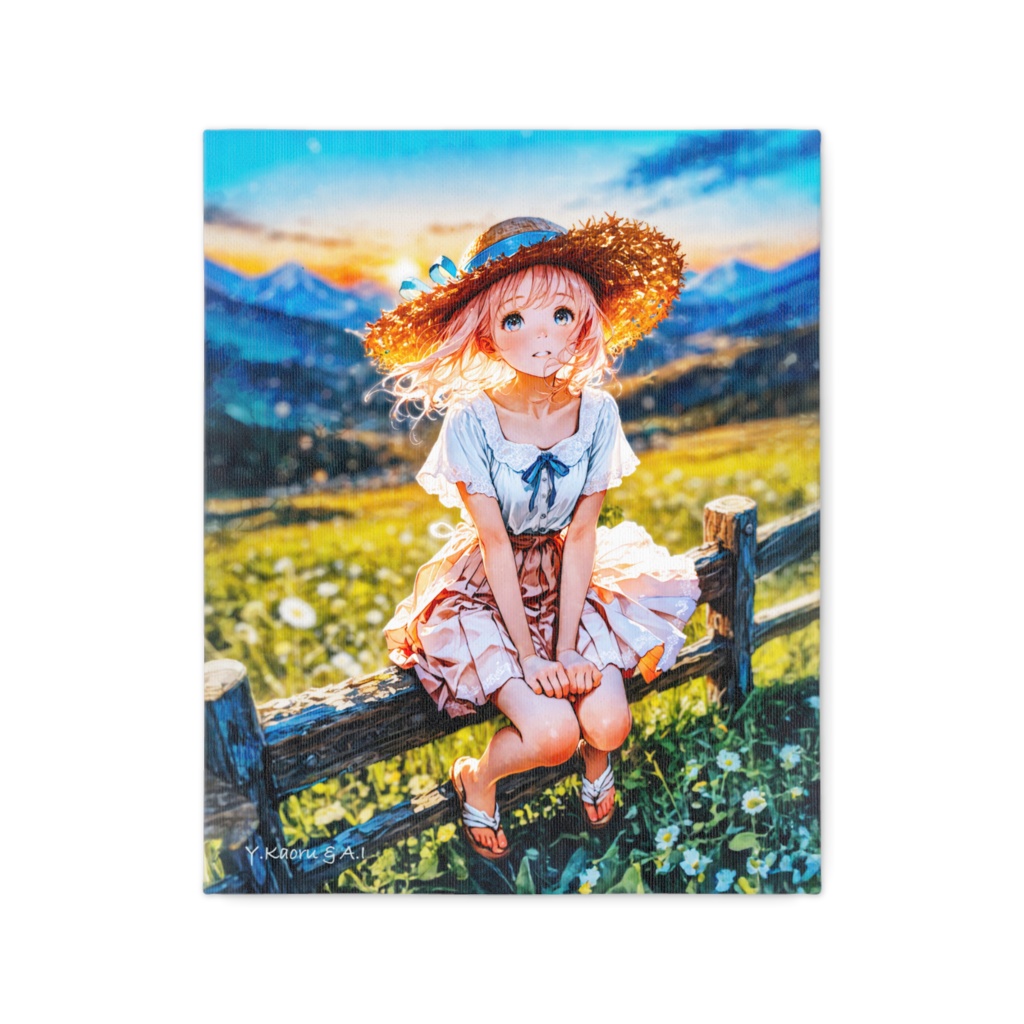ABA6418Aart_The illusion of summer vacation swaying in the wind