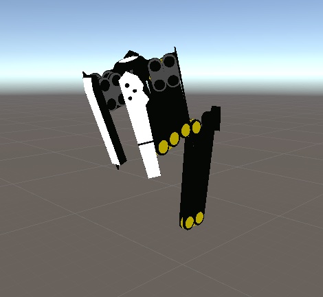 センサー付きロボットアーム(VRChat想定モデル)