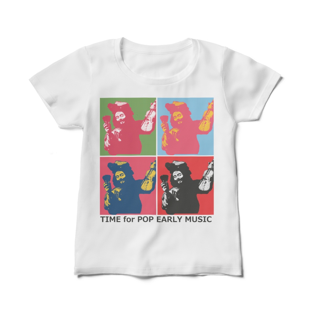 レディース!ポップに行こうTシャツ