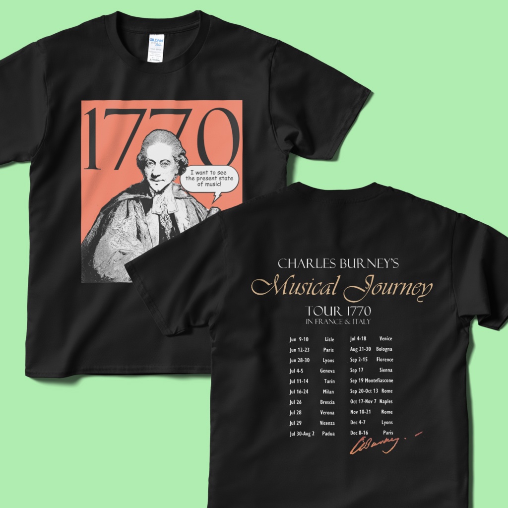 チャールズ・バーニー1770年ツアー『Musical Journey』