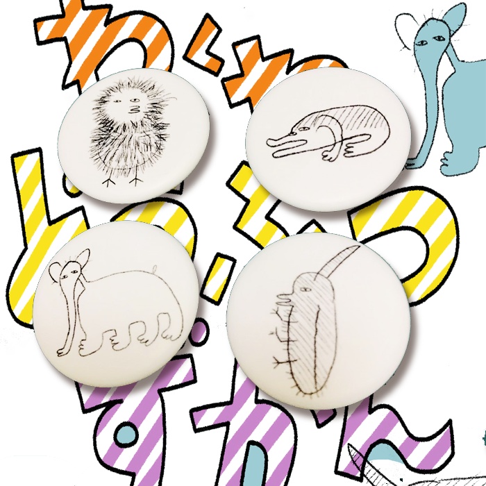 わくわくどうぶつ缶バッジ