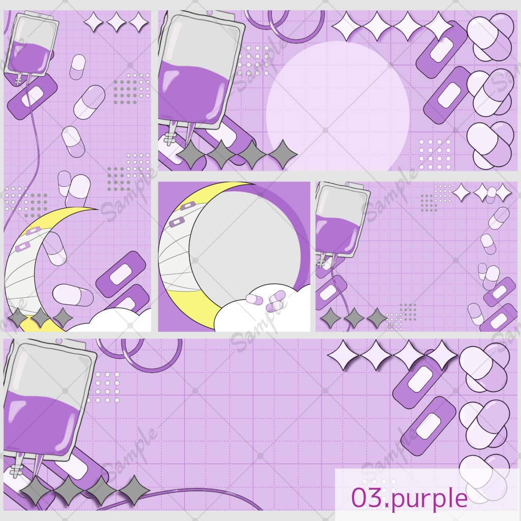 【IRIAM向けあり】デジタル素材セット-やみかわメディカル-【商用利用可】