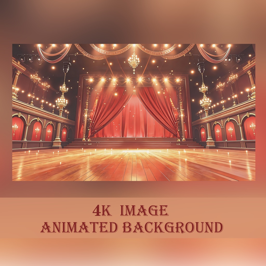 【動く背景】華麗なるオペラ舞台 - 歌枠・記念配信・重大発表用ステージ【VTuber/OBS】