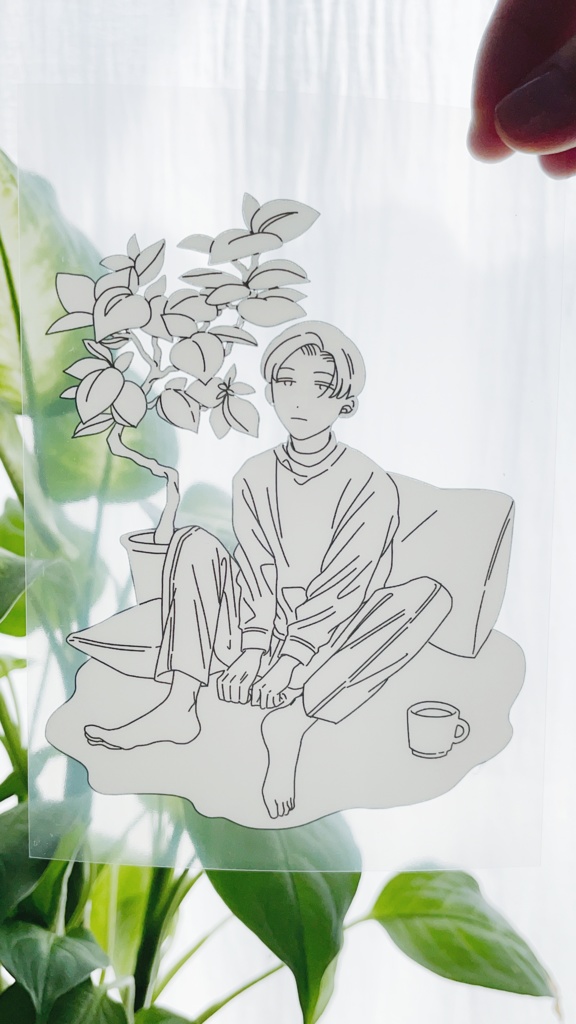 透明ポストカード　A