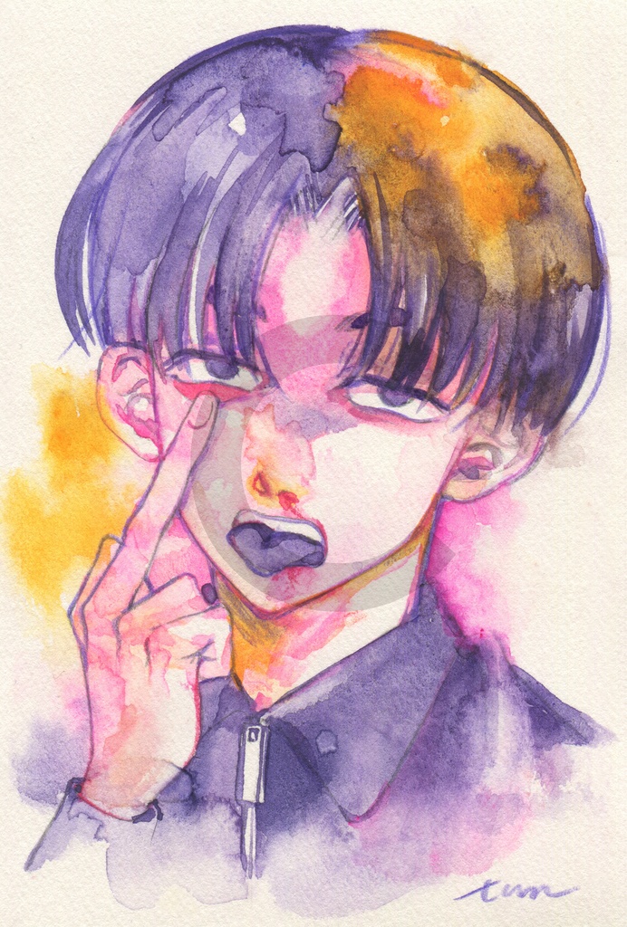 水彩イラスト原画