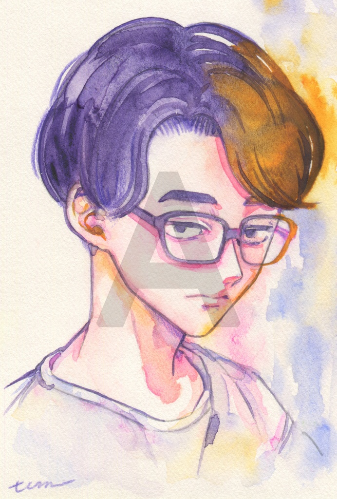 水彩イラスト原画