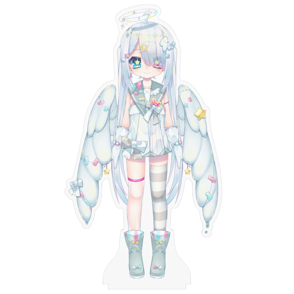 堕天使柚葉のアクリルフィギュア