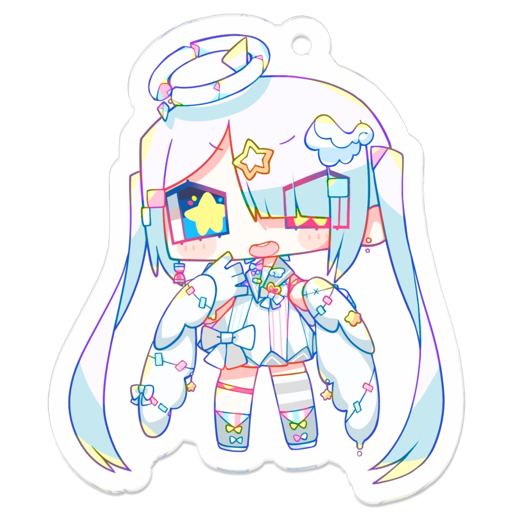 ツナギユズハのアクリルキーホルダー