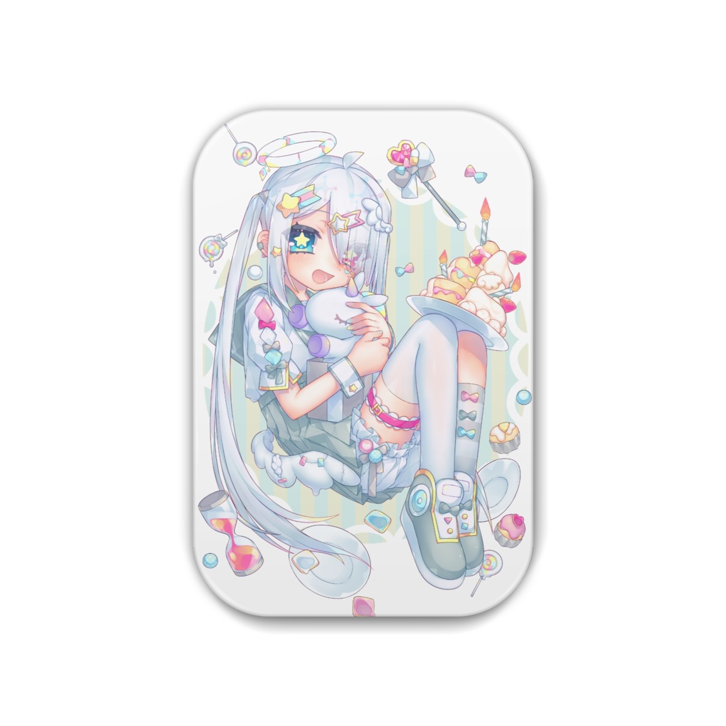 お祝いツナギくんの誕生日2023缶バッジ