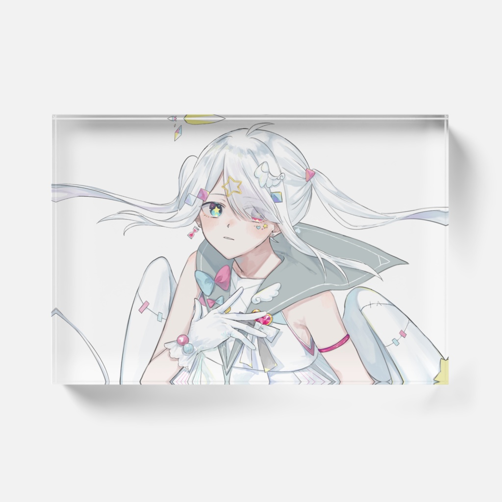 神様になりたいツナギくんアクリルブロック