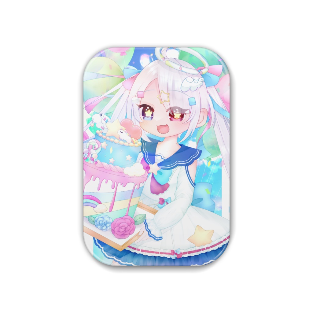 お祝いツナギくんの誕生日2024缶バッジ