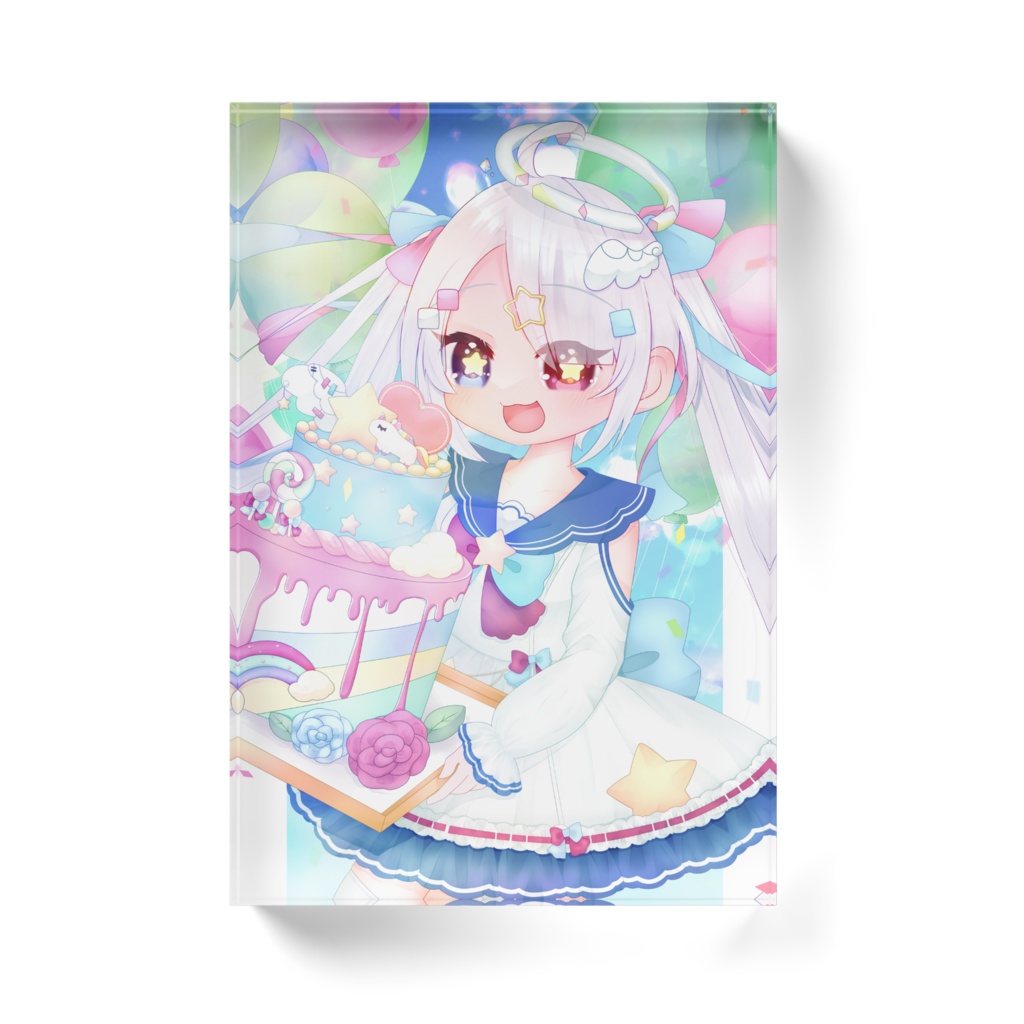 お祝いツナギくんの誕生日2024アクリルブロック