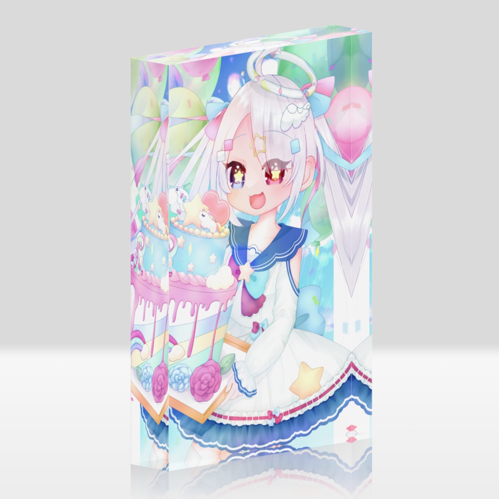 お祝いツナギくんの誕生日2024アクリルブロック