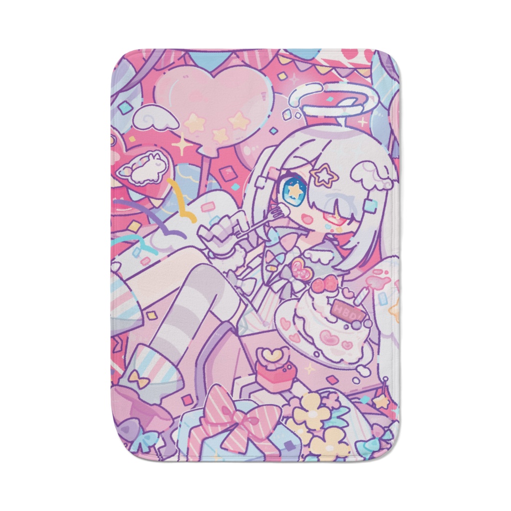 お祝いツナギくんの誕生日2025ブランケット