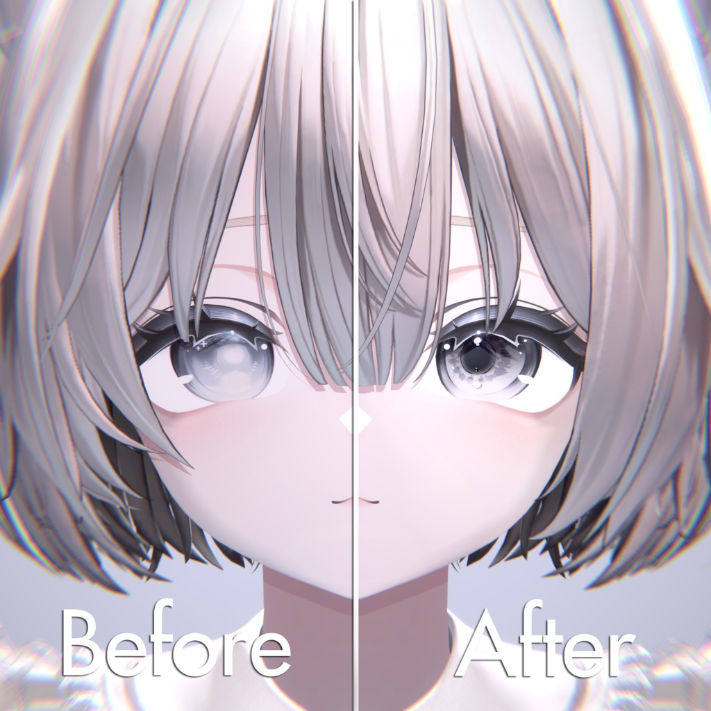 「Shinano対応」Gentle Eye Texture+Face Blend Shape(AMS)