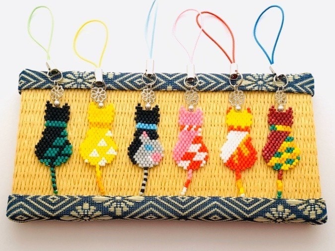 猫・鬼滅の刃ストラップ