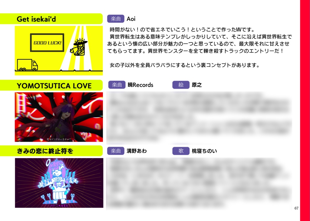 出前/demaescape活動20周年記念全映像作品解説本『i-trail』