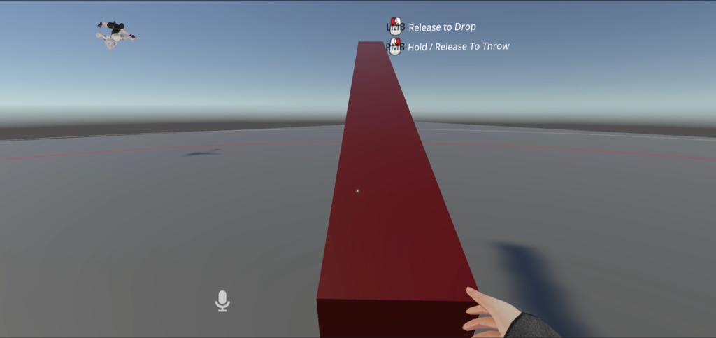 アバターサンドバッグ化ギミック Mitt_Avater