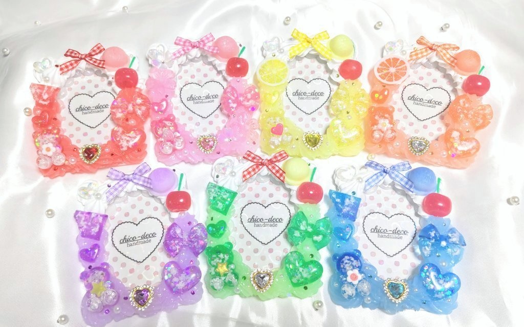 【B8 トレカ】ホイップデコ メロンクリームソーダ 空色シリーズ デコケース 緑