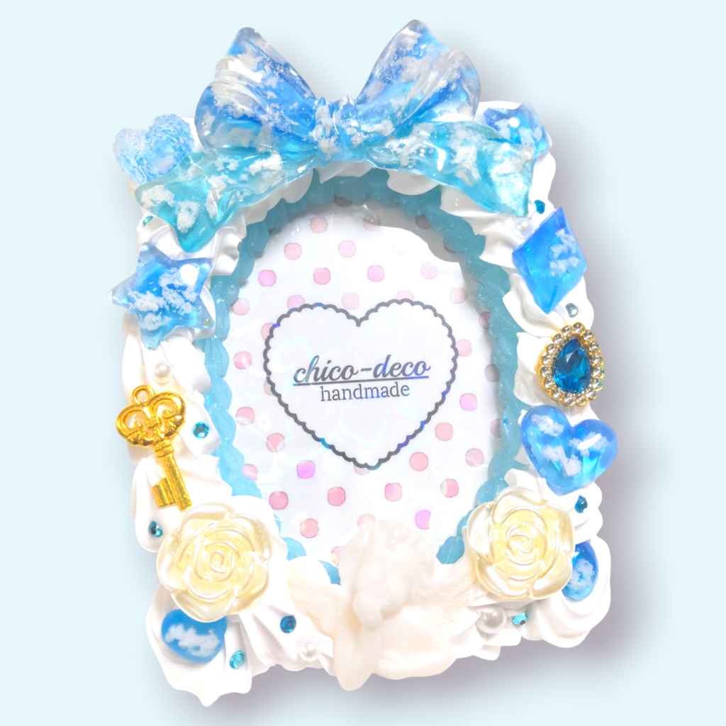 【B8 トレカ】ホイップデコ 青空天使 空色シリーズ 硬質ケースデコ