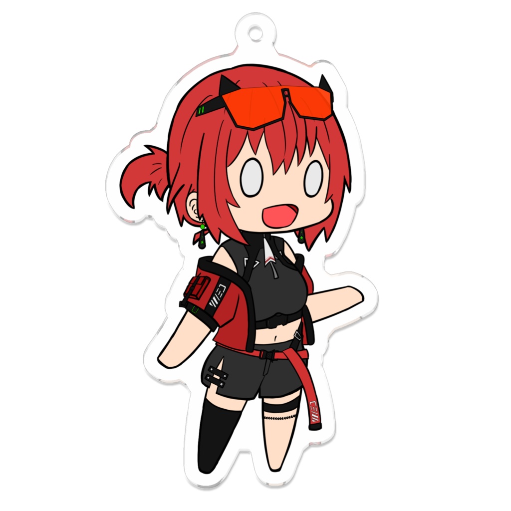 石狩あかり アクリルキーホルダー ポニテ