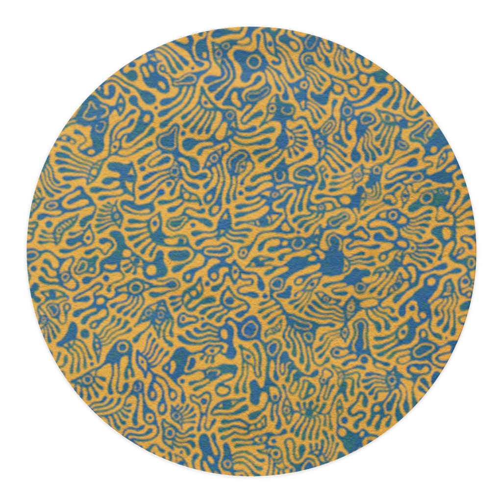 狂喜する沼:マスキングテープ