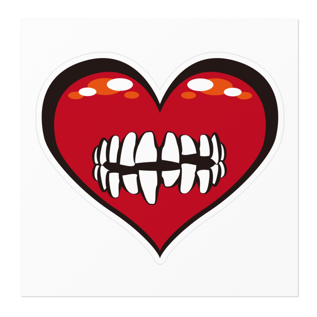 喰らうハートver3ステッカー