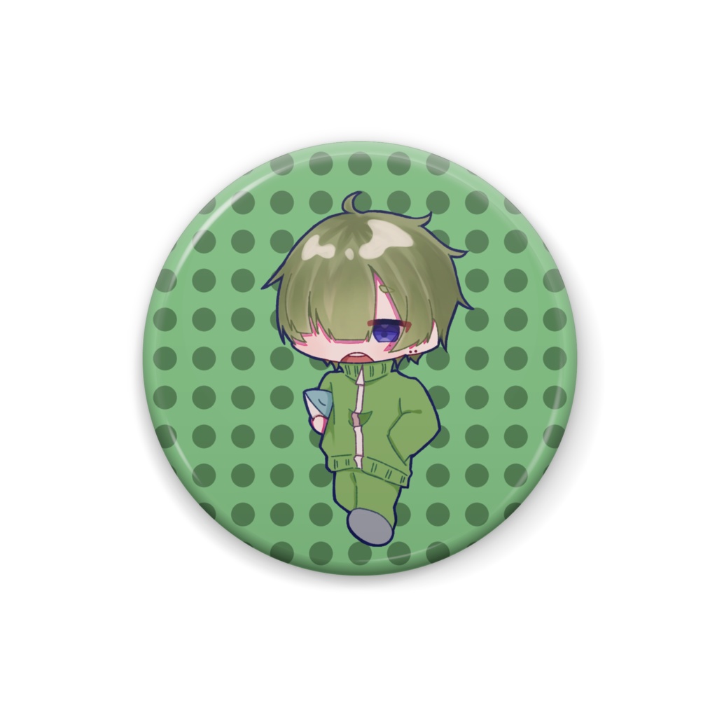 ジャージくん缶バッジ