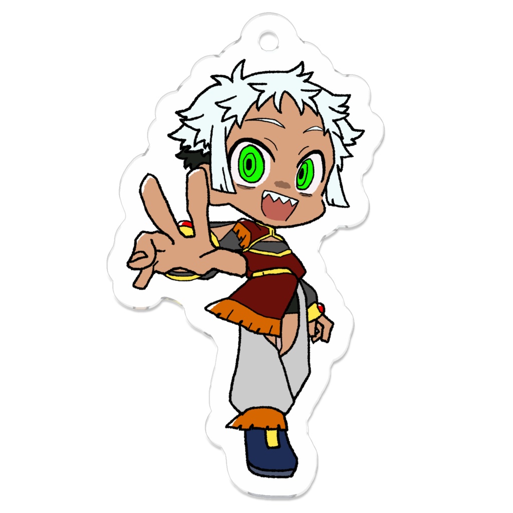 ゴーズくんアクリルキーホルダー（50×50mm）