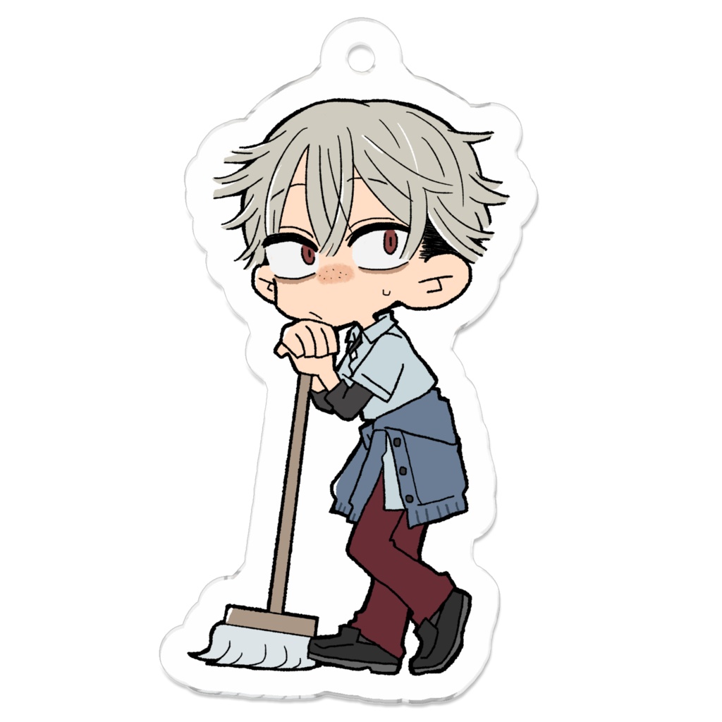 そうじくんアクリルキーホルダー(50×50mm)