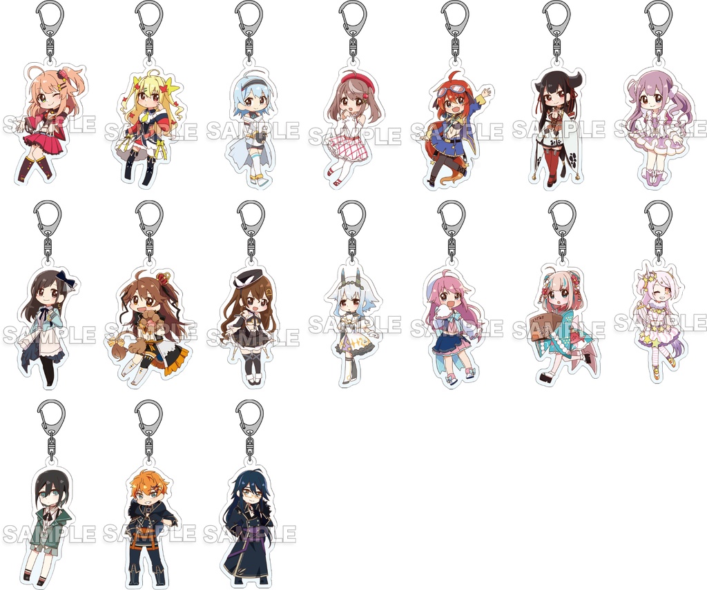 リアプロ公式アクリルキーホルダー