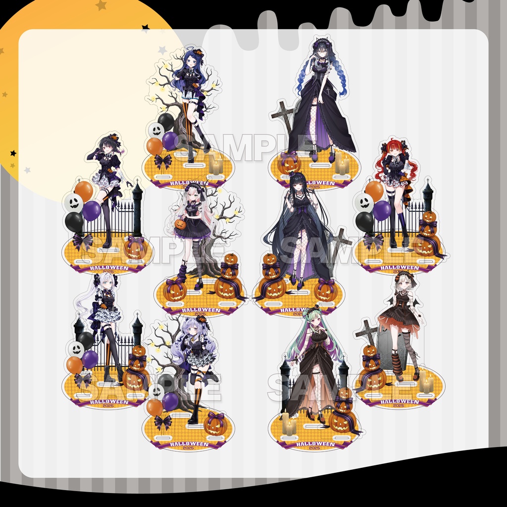 【数量期間限定】2025ハロウィン-アクリルジオラマ