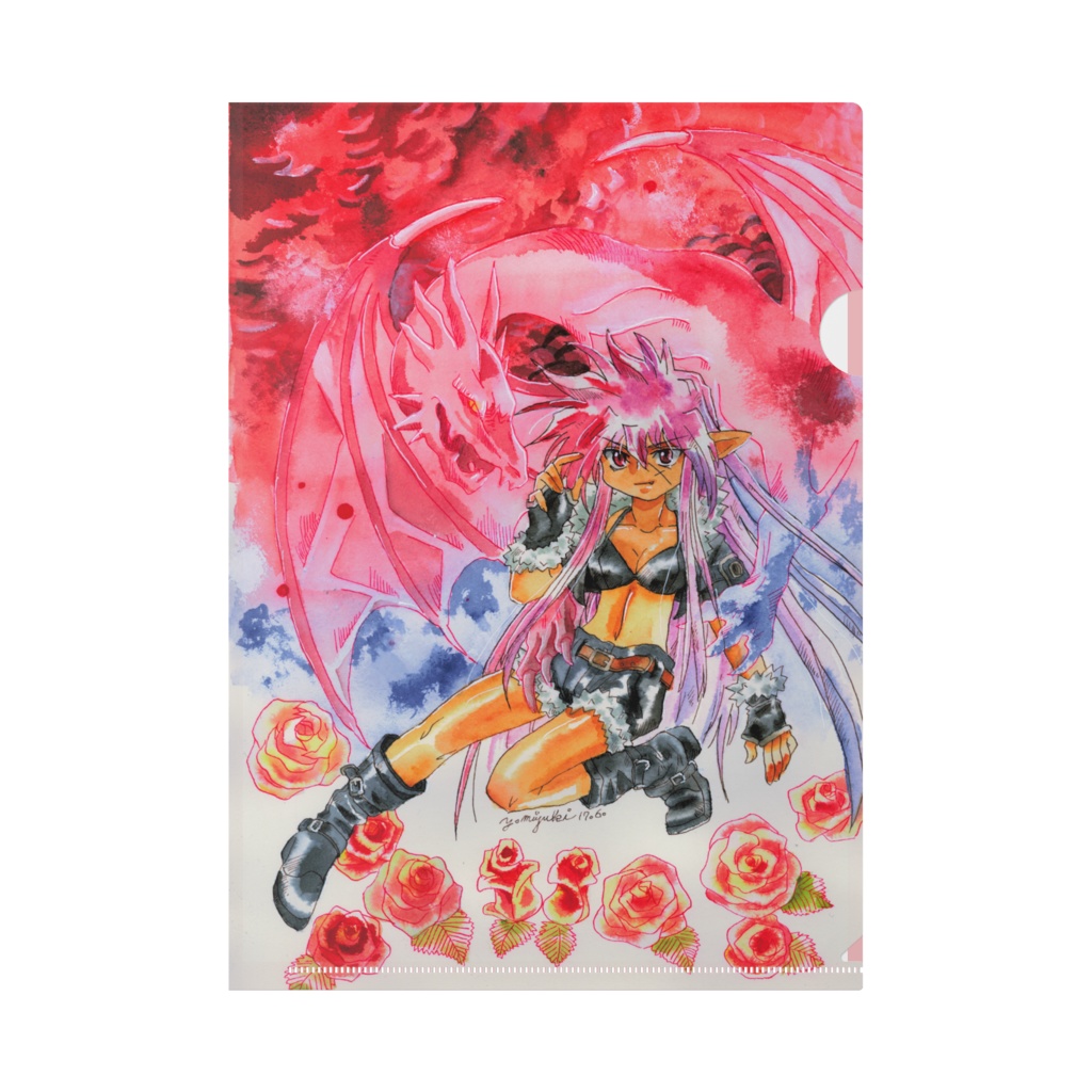 ジェンドの水彩クリアファイル