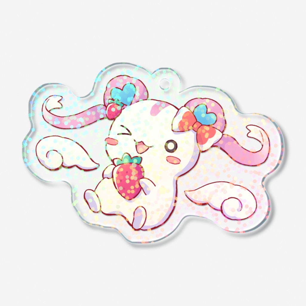 べりぃちゃんキラキラキーホルダー