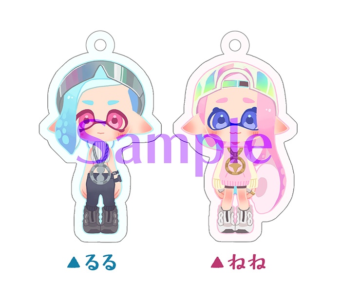 オリイカアクリルチャーム2種