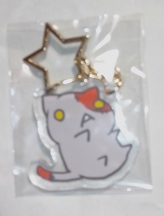 落ちていくネコぞんびのアクリルキーホルダー