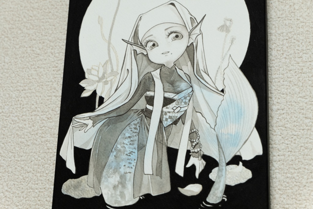 【常世之國シリーズ】白比丘尼 / 原画