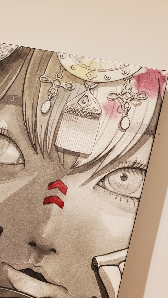 原画「Contact:04」個展常世の國・面妖/岬ましろ