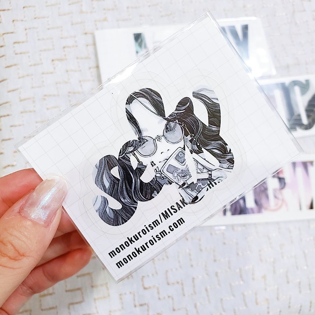 透明ステッカー全4種