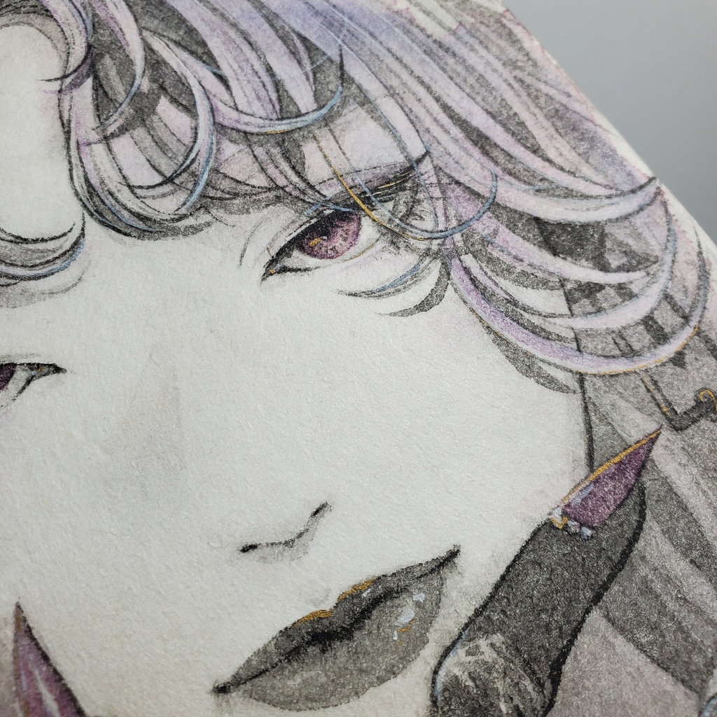 原画「梔子」F0号