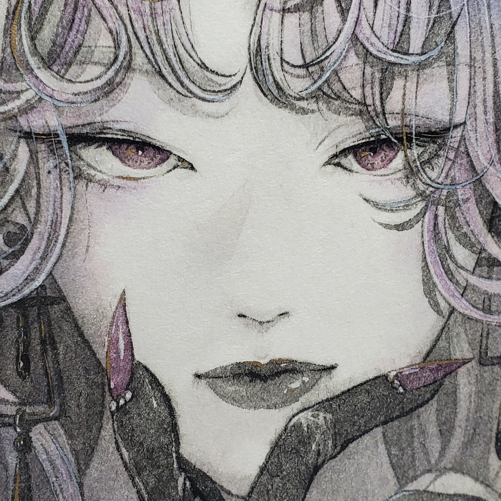 原画「梔子」F0号