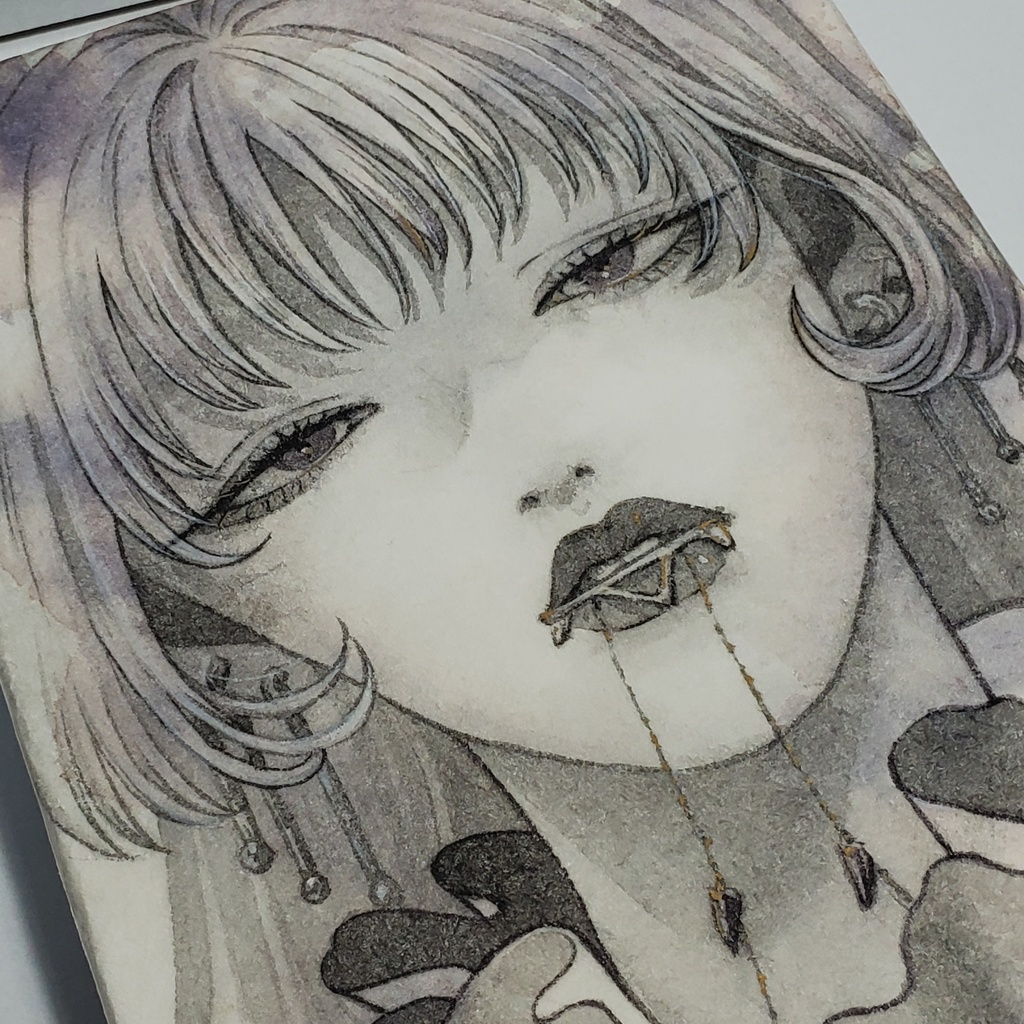 原画「素知らぬ顔」