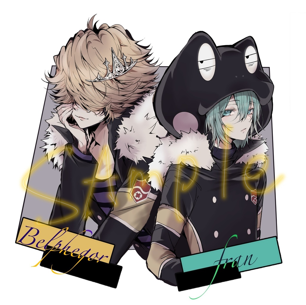 ステッカー『ベルフェゴール＆フラン』