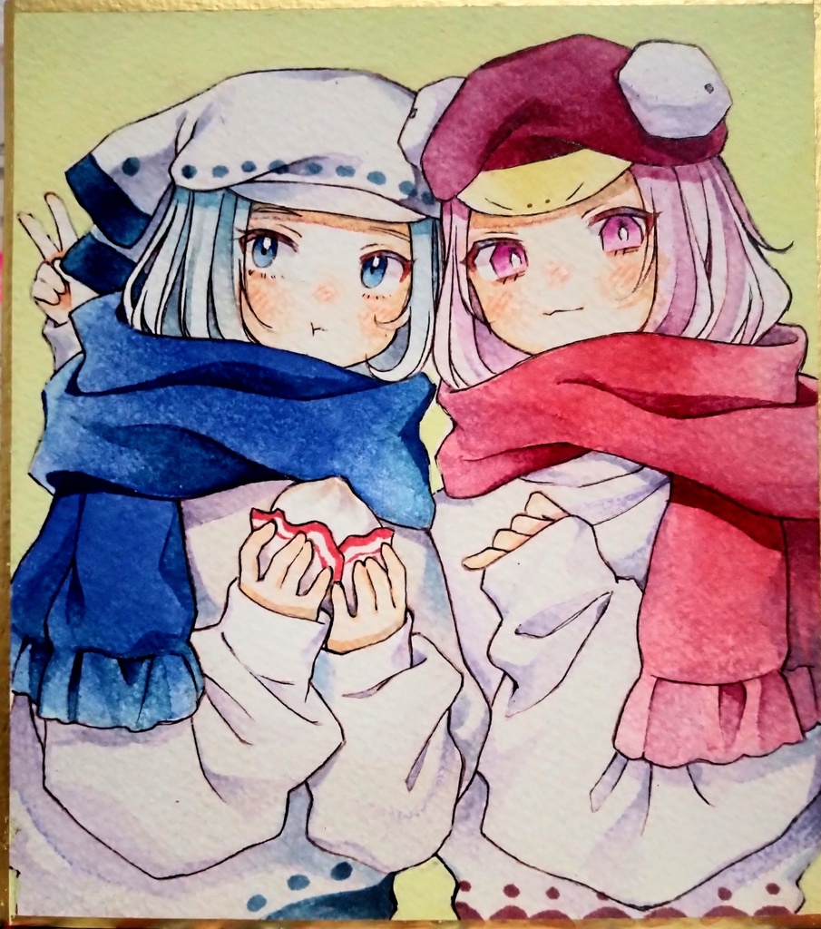 手書き色紙小サイズ(まちゅむら祭2)