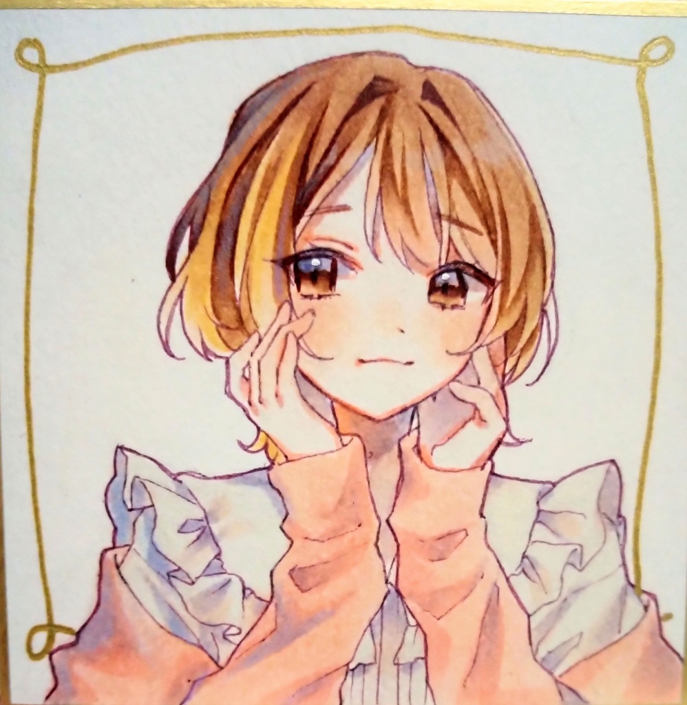 手書き色紙ミニサイズ(まちゅむら祭2)