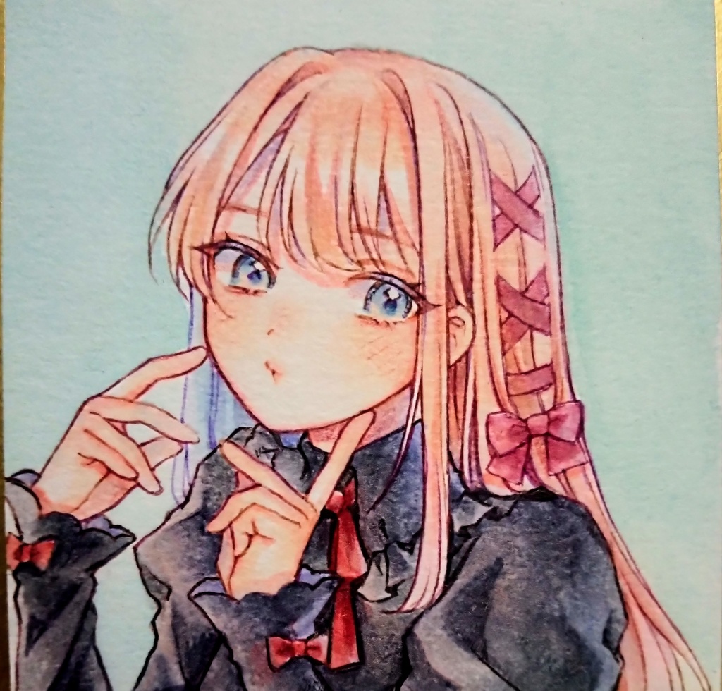 手書き色紙ミニサイズ(まちゅむら祭2)